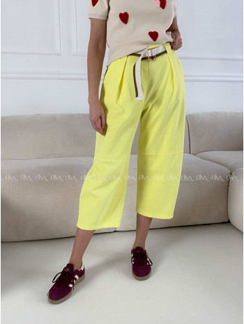 Bavlnené balónové rifle žlté AB 18