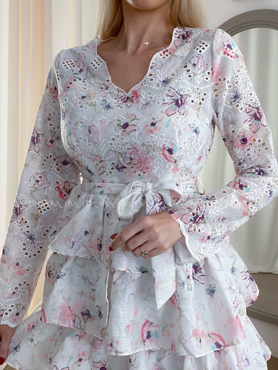 Dietované boho maxi šaty s kvetinkami AB 42