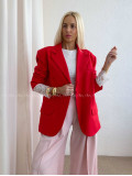 Oversize sako červené P 175