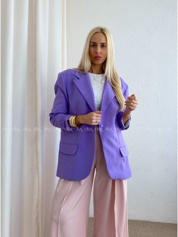 Oversize sako fialové P 175