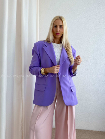 Oversize sako fialové P 175