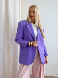 Oversize sako fialové P 175