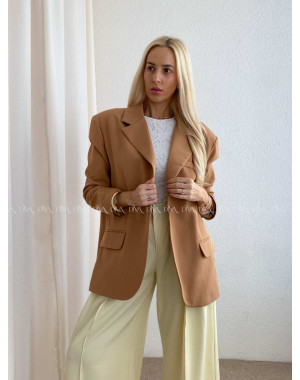 Oversize sako hnedé P 175