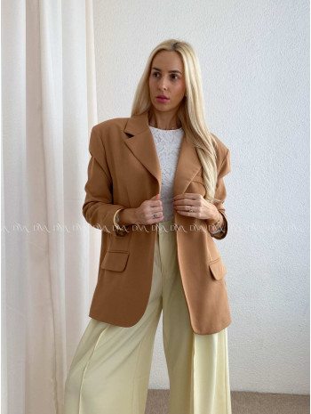 Oversize sako hnedé P 175