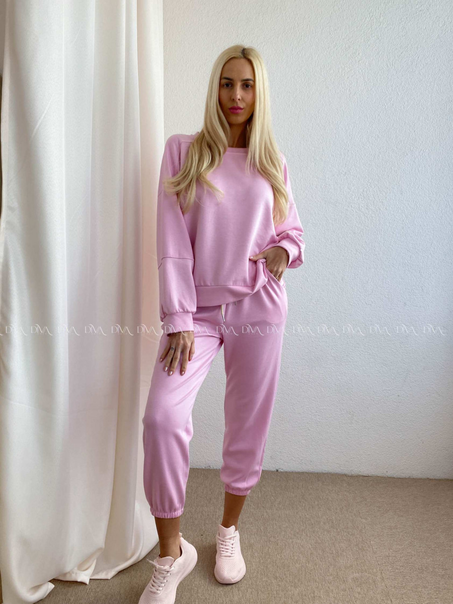 Teplákový komplet outfit baby pink AB 60