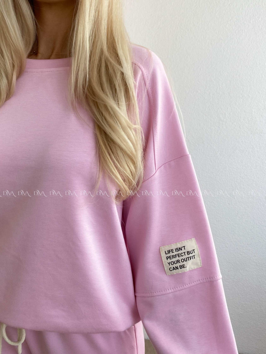 Teplákový komplet outfit baby pink AB 60