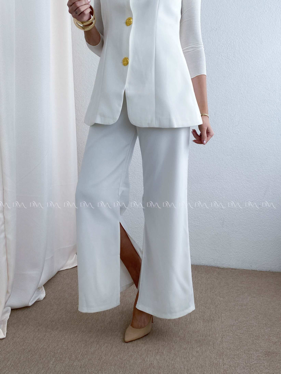 Elegantný komplet Selena biely AB 82