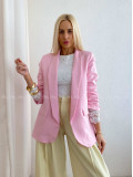 Sako s riasenými rukávmi baby pink AB 65