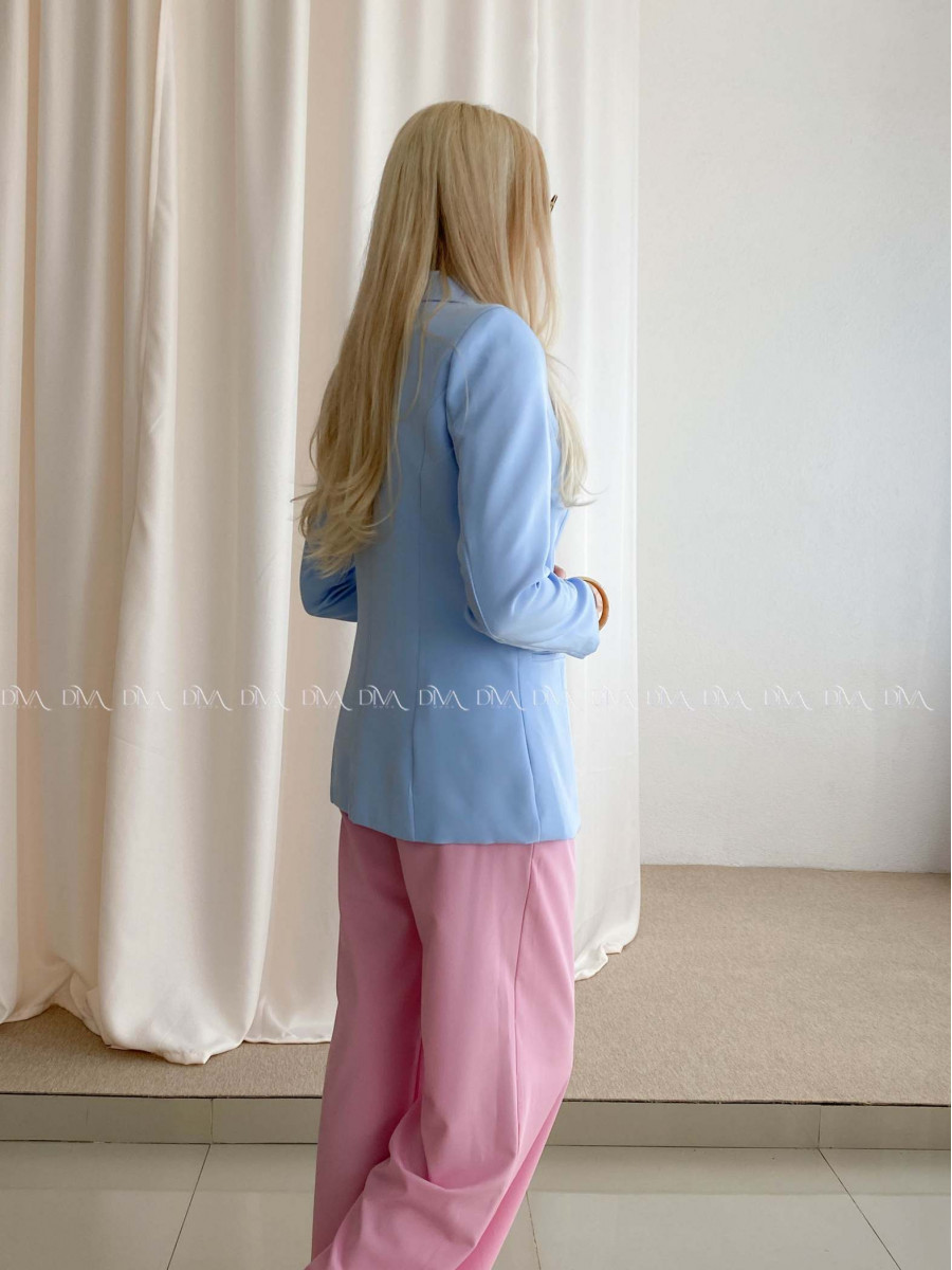 Sako s gombíkmi baby modré AB 73