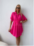 Košeľové šaty balerina fuchsia AB 124