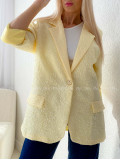 Oversize sako rosses butter yellow AB 120