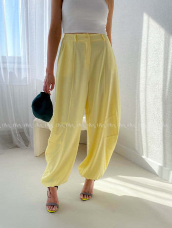 Široké pumpki žlté AB 122