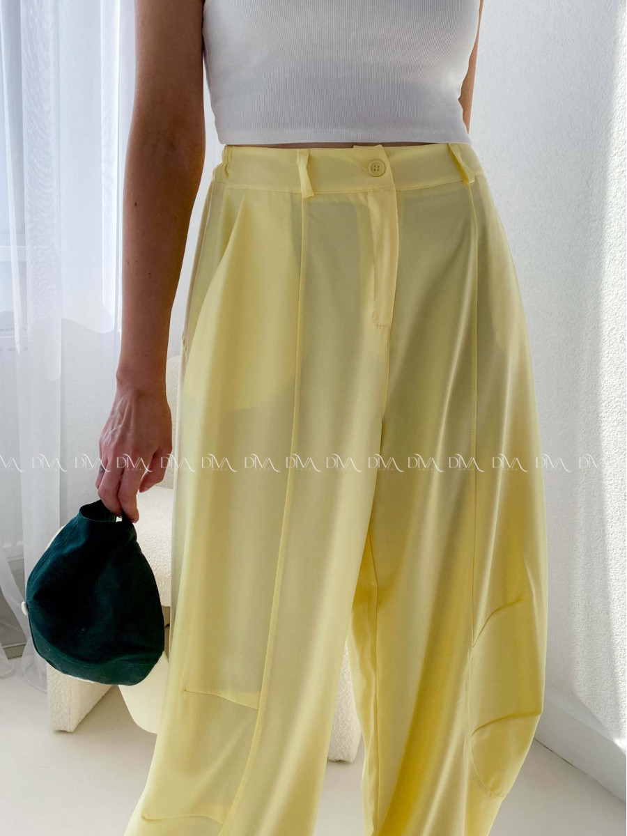 Široké pumpki žlté AB 122