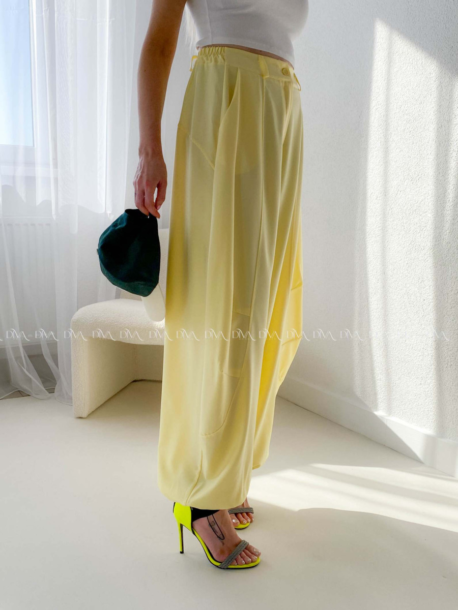 Široké pumpki žlté AB 122