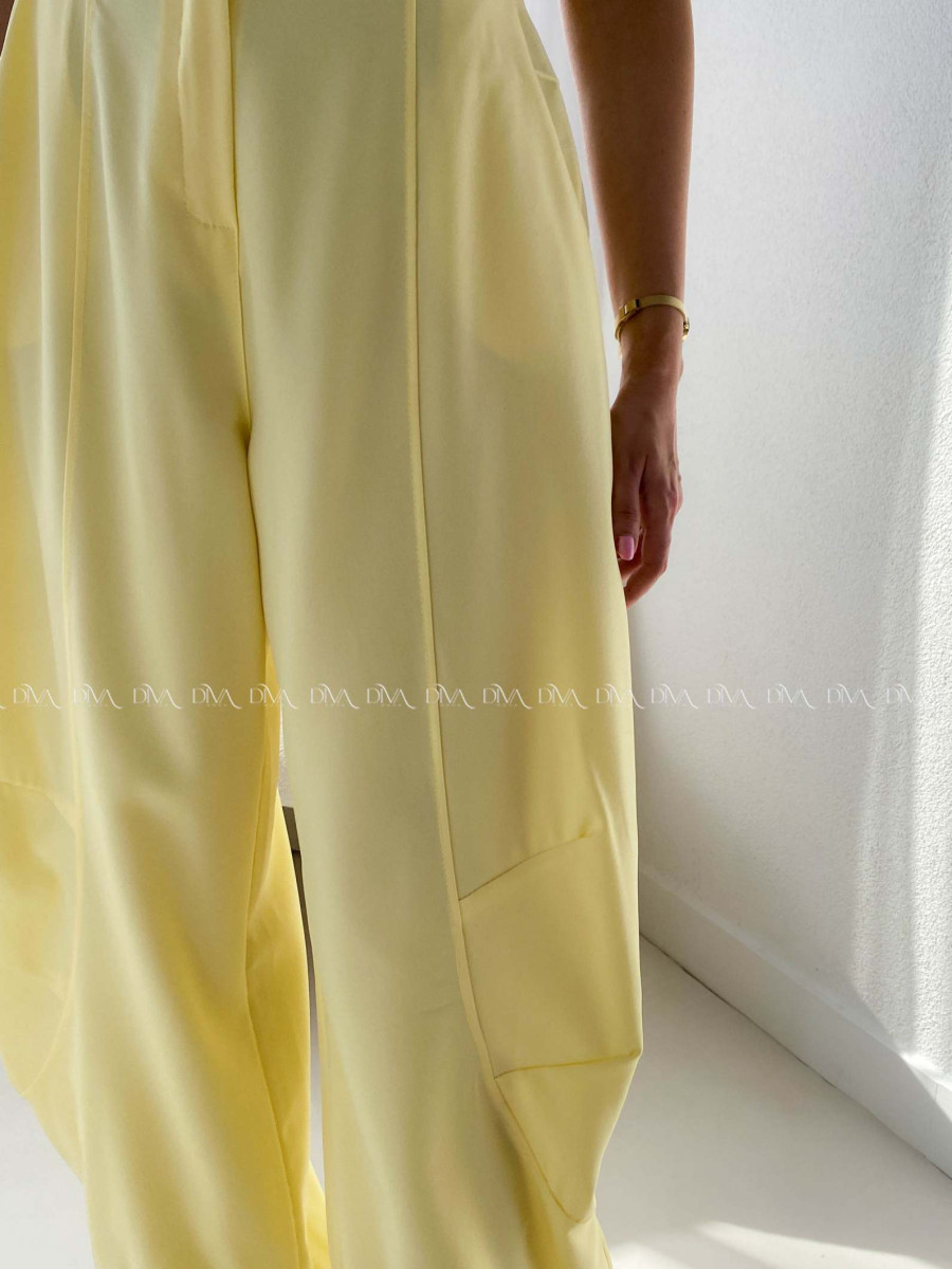 Široké pumpki žlté AB 122