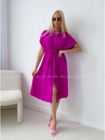 Ľahké košeľové šaty Zara Magenta AB 132 Ľahké košeľové šaty Zara Magenta AB 132