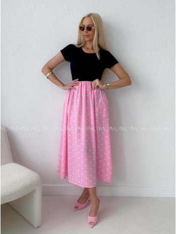 Bodkované šaty Doris R -Č AB 131