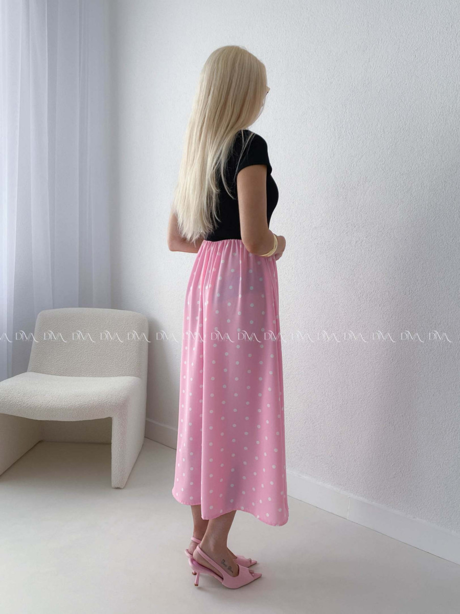 Bodkované šaty Doris R -Č AB 131