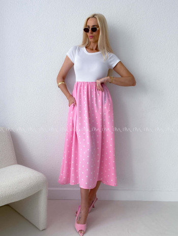 Bodkované šaty Doris AB 131