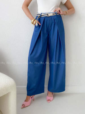 Ľahké nohavice atramentovo modré AB 211