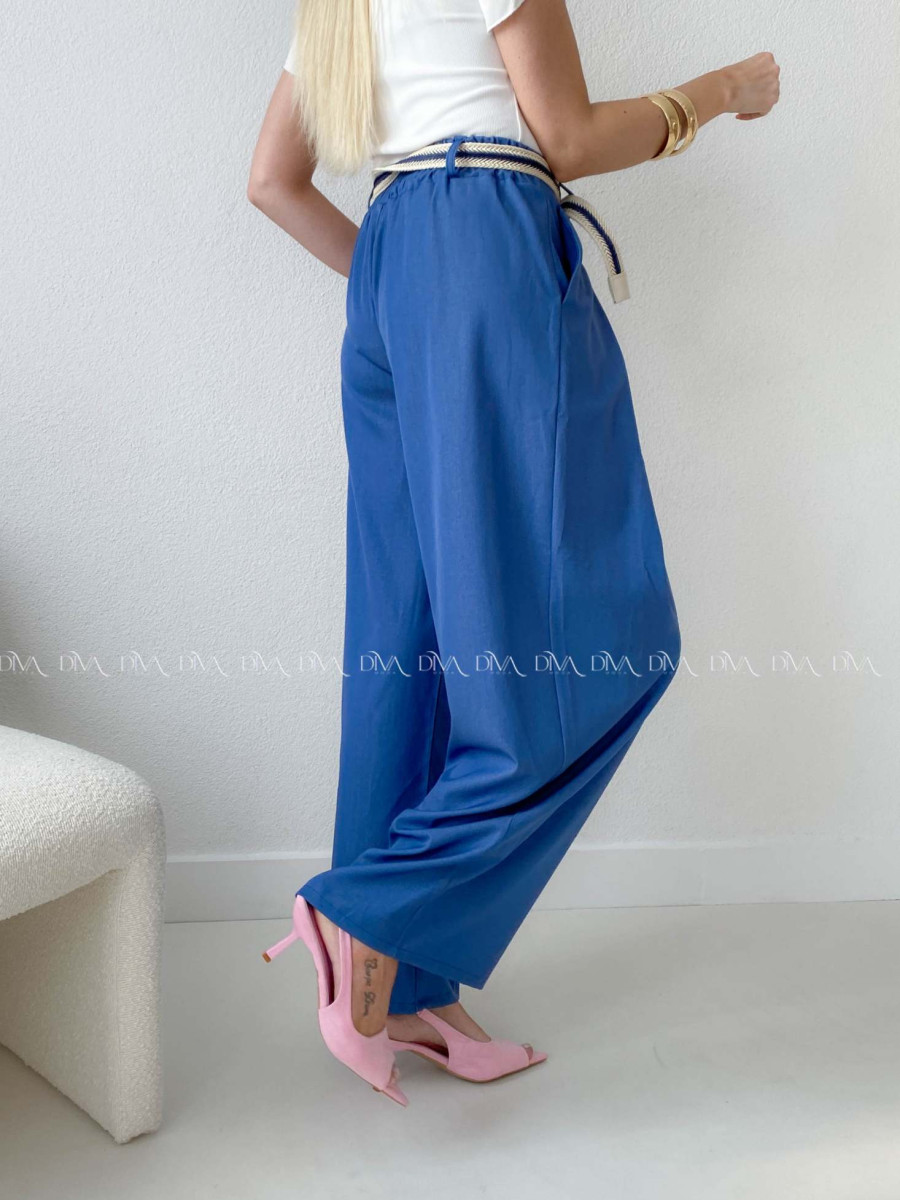 Ľahké nohavice atramentovo modré AB 211