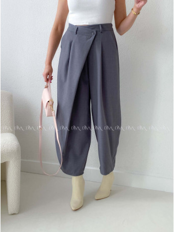 Zavinovacie barrel nohavice šedé AB 205