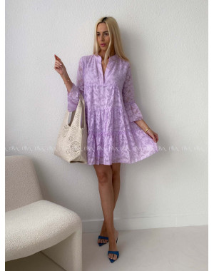 3D krátke šaty Lilac AB 175 3D krátke šaty Lilac AB 175
