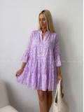 3D krátke šaty Lilac AB 175