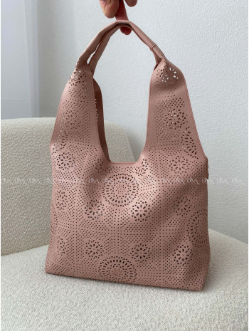 Dietovaná kabelka ružová