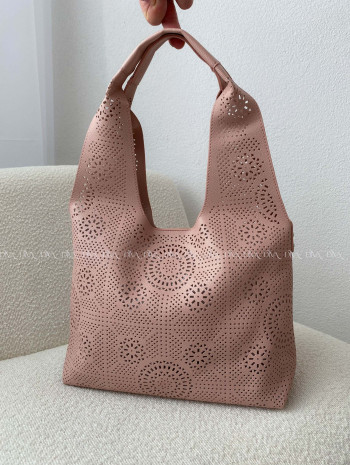 Dietovaná kabelka ružová