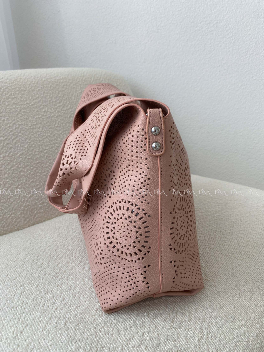 Dietovaná kabelka ružová