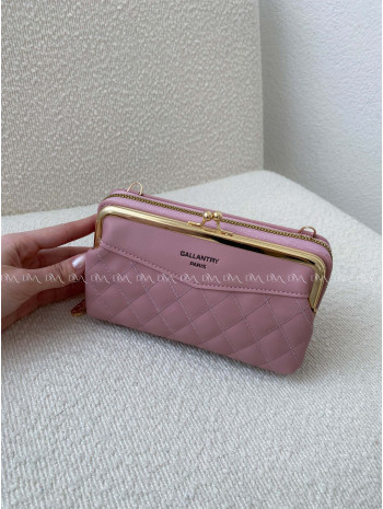 Crossbody kabelka Gallantry Paris ružová