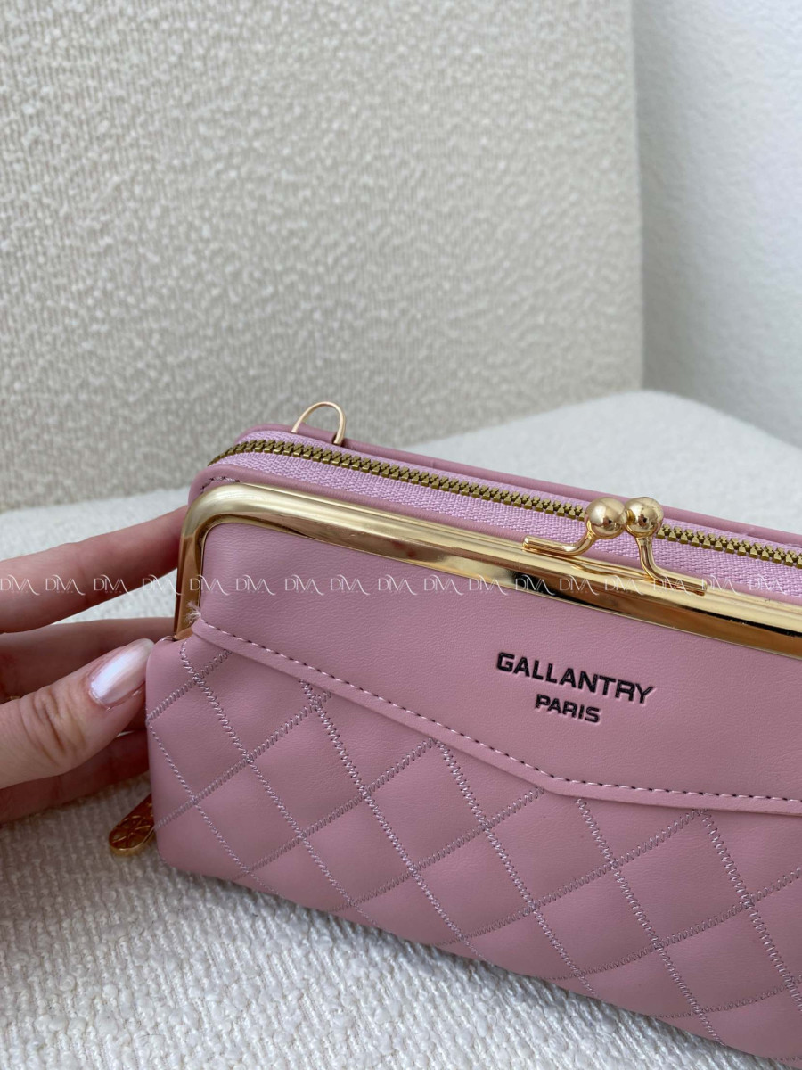 Crossbody kabelka Gallantry Paris ružová