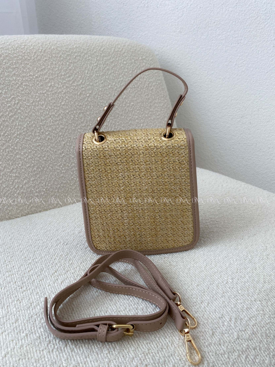 Crossbody kabelka David Jones taupe
