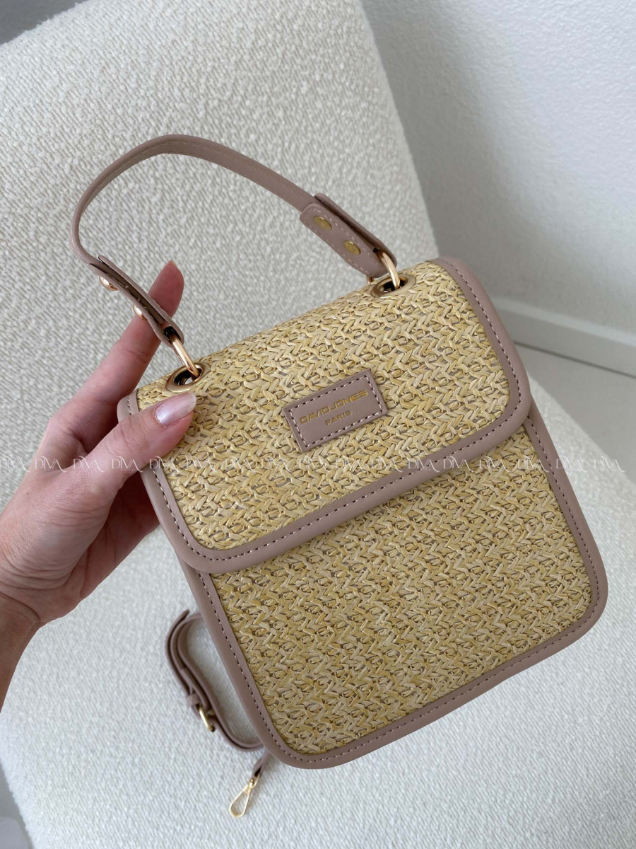 Crossbody kabelka David Jones taupe