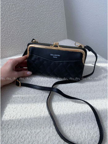 Crossbody kabelka Gallantry Paris čierna