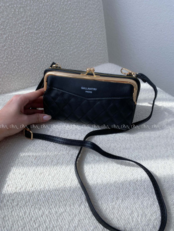 Crossbody kabelka Gallantry Paris čierna