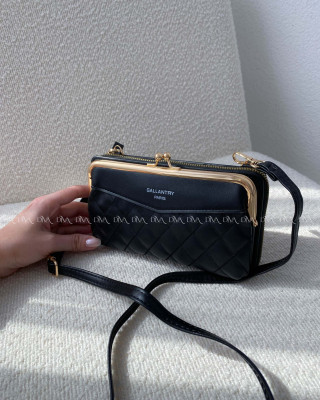 Crossbody kabelka Gallantry Paris čierna