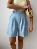 Elegantné bermudy modré AB 199