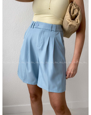 Elegantné bermudy modré AB 199