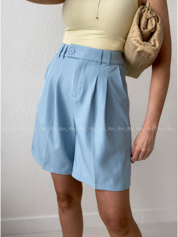 Elegantné bermudy modré AB 199