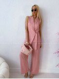 Zavinovací komplet vesta+ nohavice dusty rose AB 263 Zavinovací komplet vesta+ nohavice dusty rose AB 263