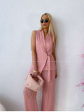Zavinovací komplet vesta+ nohavice dusty rose AB 263 Zavinovací komplet vesta+ nohavice dusty rose AB 263