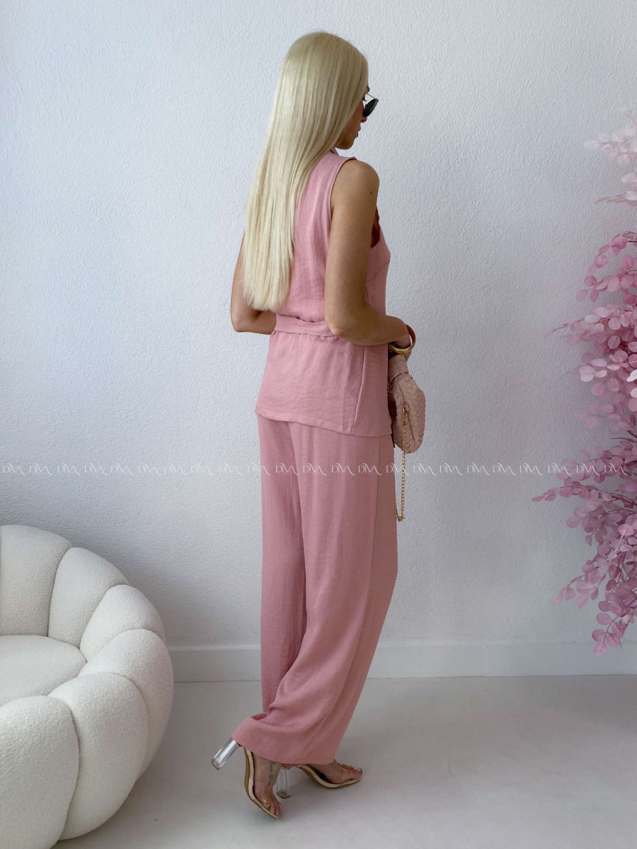 Zavinovací komplet vesta+ nohavice dusty rose AB 263 Zavinovací komplet vesta+ nohavice dusty rose AB 263