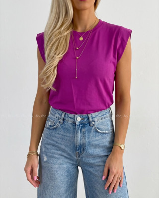 Basic tričko magenta AB 279