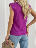 Basic tričko magenta AB 279