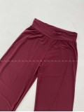Chladivé padavé nohavice burgundy M 278