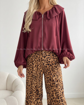 Ľahké leopardie nohavice P 2044