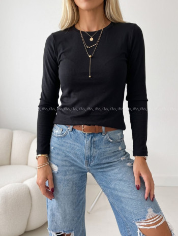 Basic top čierny AB 815