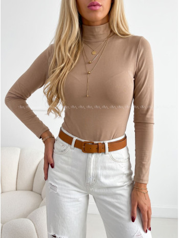 Basic rolákové body latté hnedé AB 816